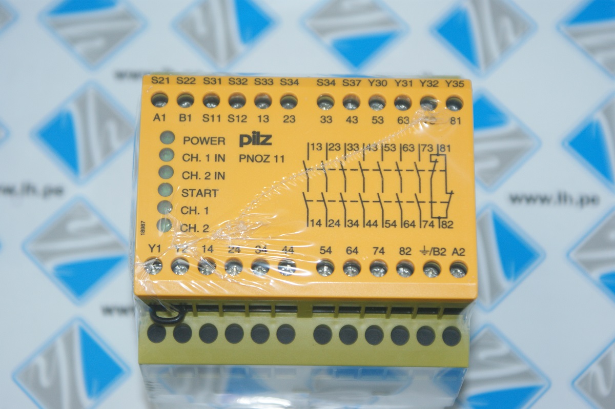 774080 PNOZ 11   Modulo Relay Seguridad Pilz 24VAC